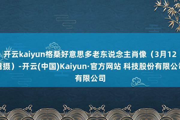 开云kaiyun格桑好意思多老东说念主肖像（3月12日摄）-开云(中国)Kaiyun·官方网站 科技股份有限公司